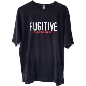 Vintage 1993 Fugitive movie promo t shirt